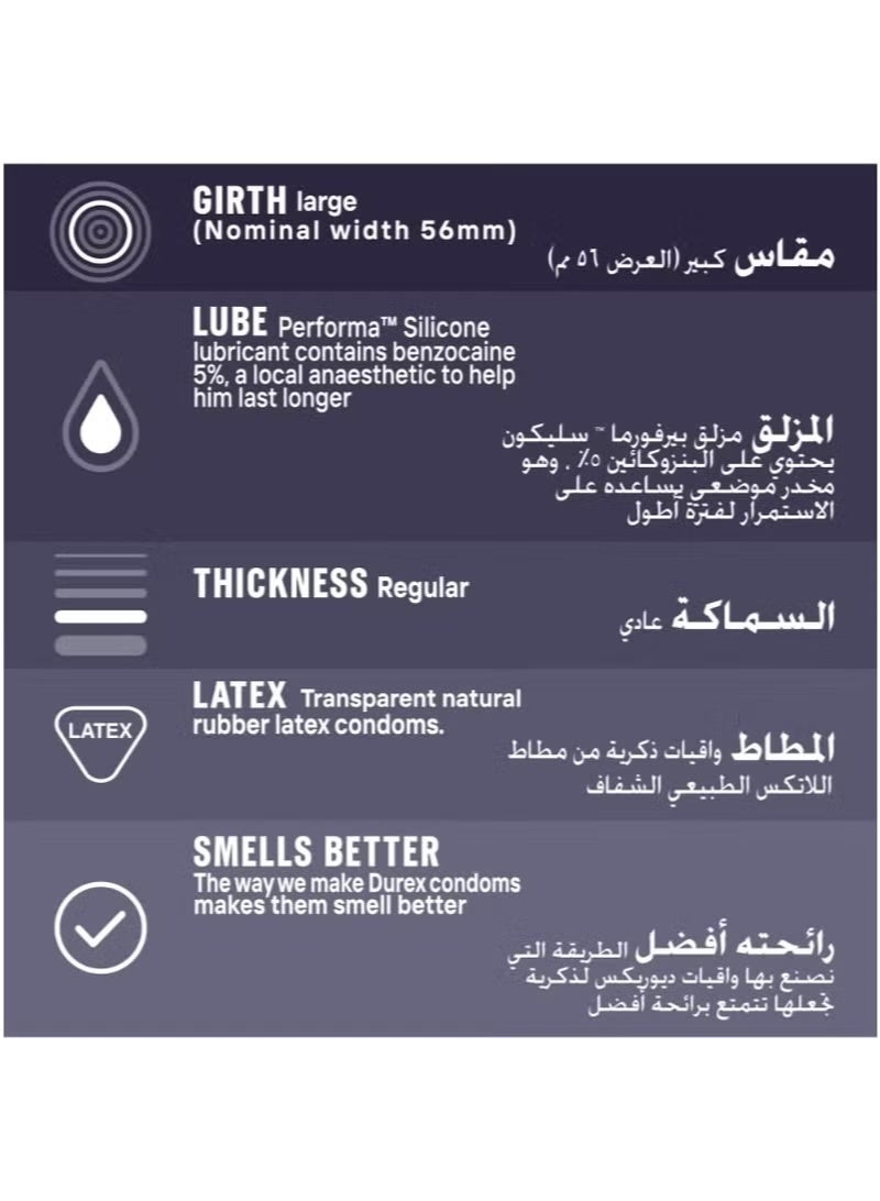 DURIX Extended Pleasure 12 Condoms - Image 2